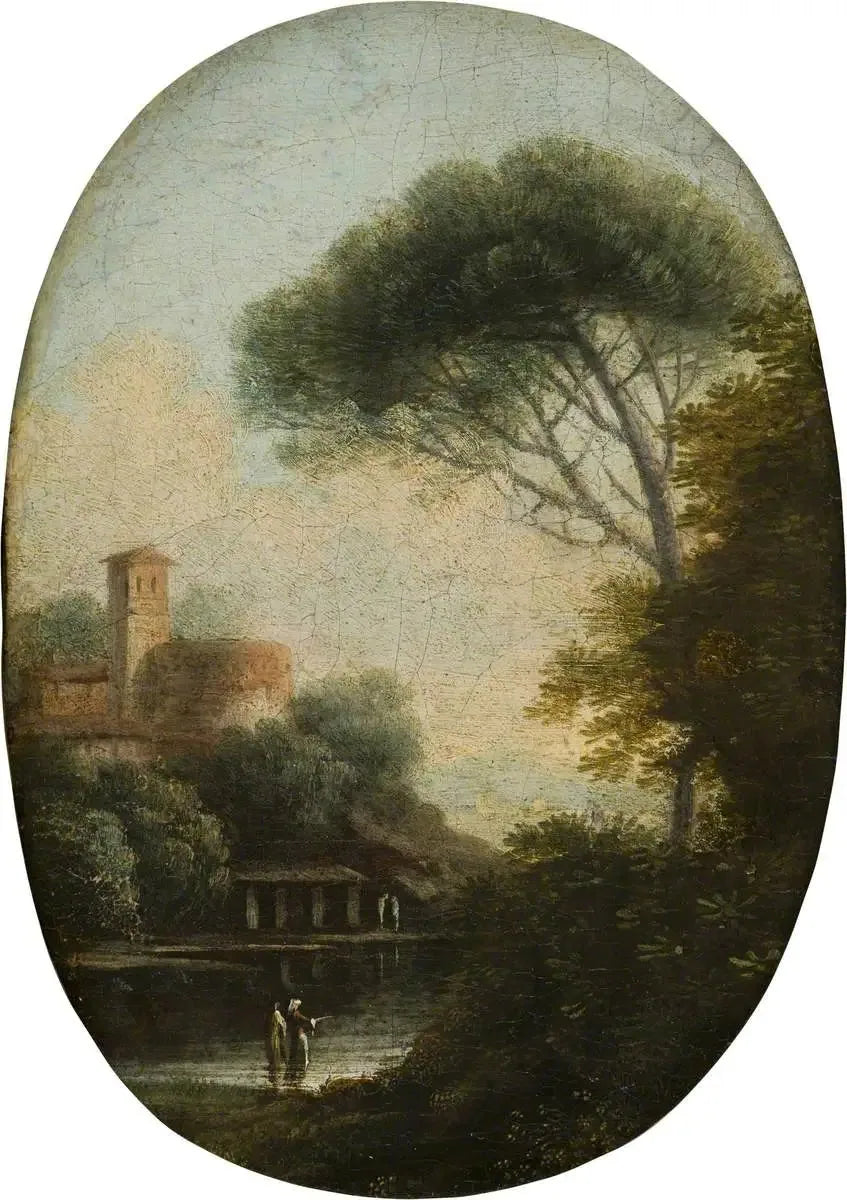 Wooded Lakeside Landscape - Claude Lorrain