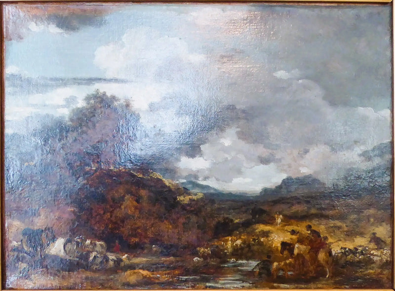 Landscape (the Ford) - Jean-Honoré Fragonard