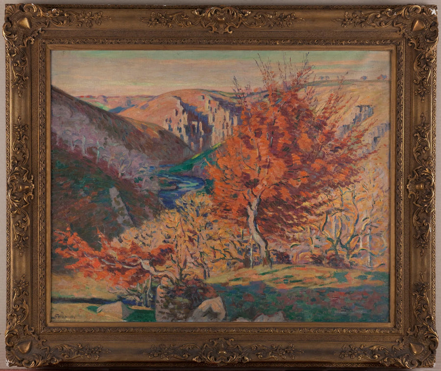 Landscape, the Spinner's Rock - Armand Guillaumin