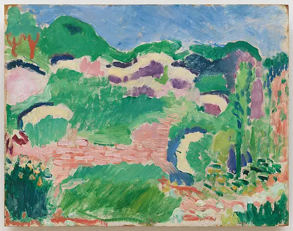 Reproduction du tableau « Paysage : Les genêts - Henri Matisse » par Alpha Reproduction en peinture à l’huile