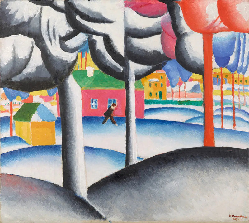 Winter Landscape - Kazimir Malevich