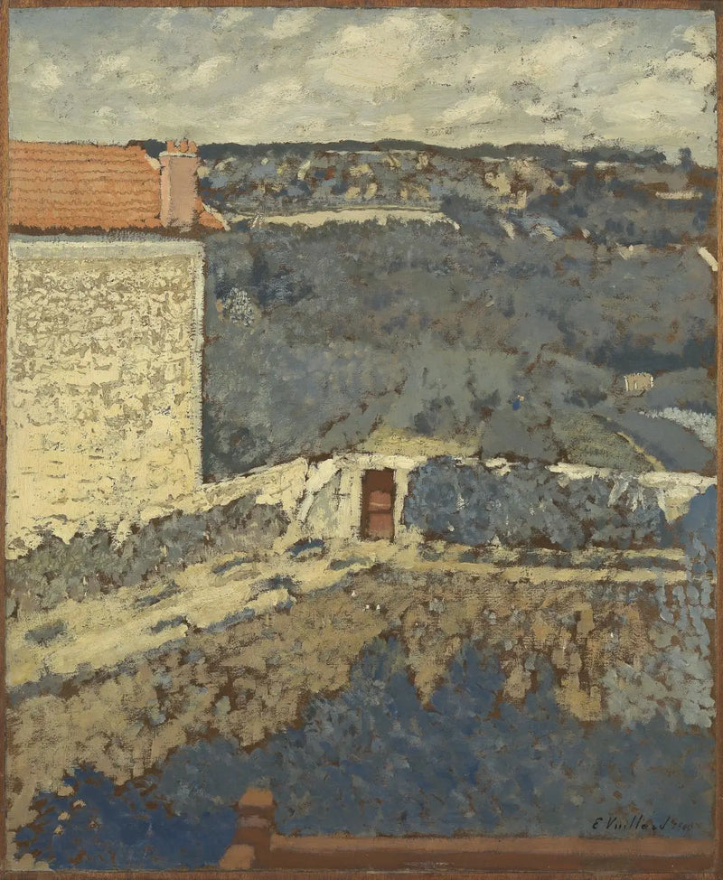 Landscape - House on the Left - Édouard Vuillard