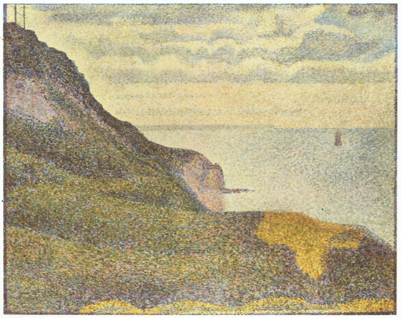 Seascape at Port-en-Bessin, Normandy - Georges Seurat