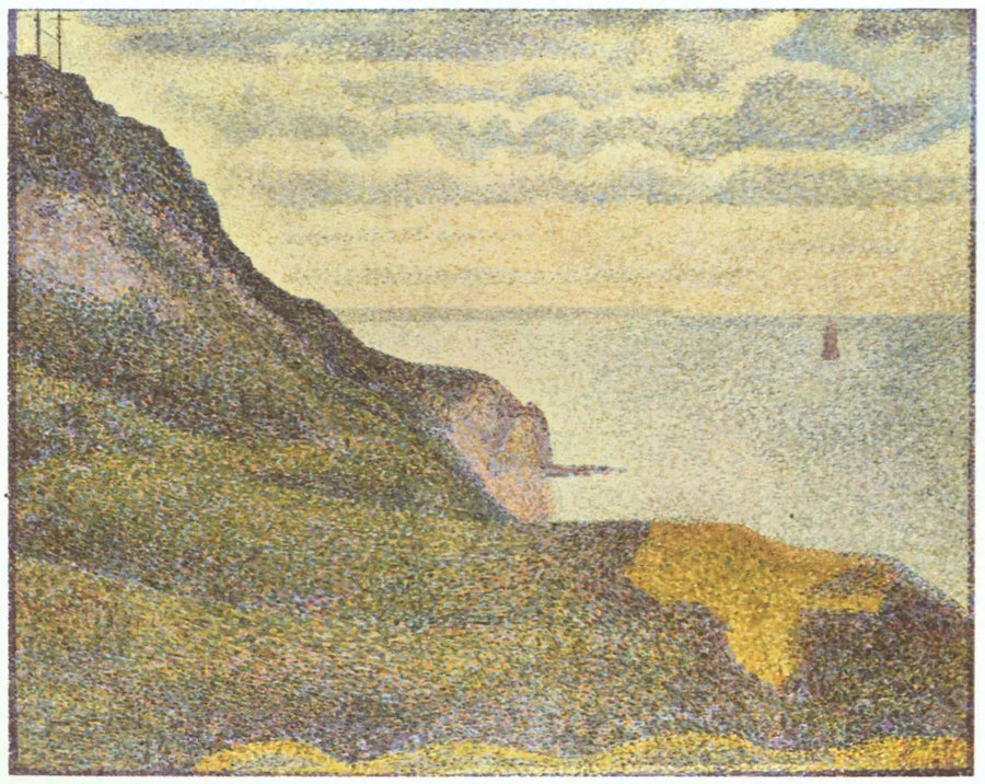 Seascape at Port-en-Bessin, Normandy - Georges Seurat