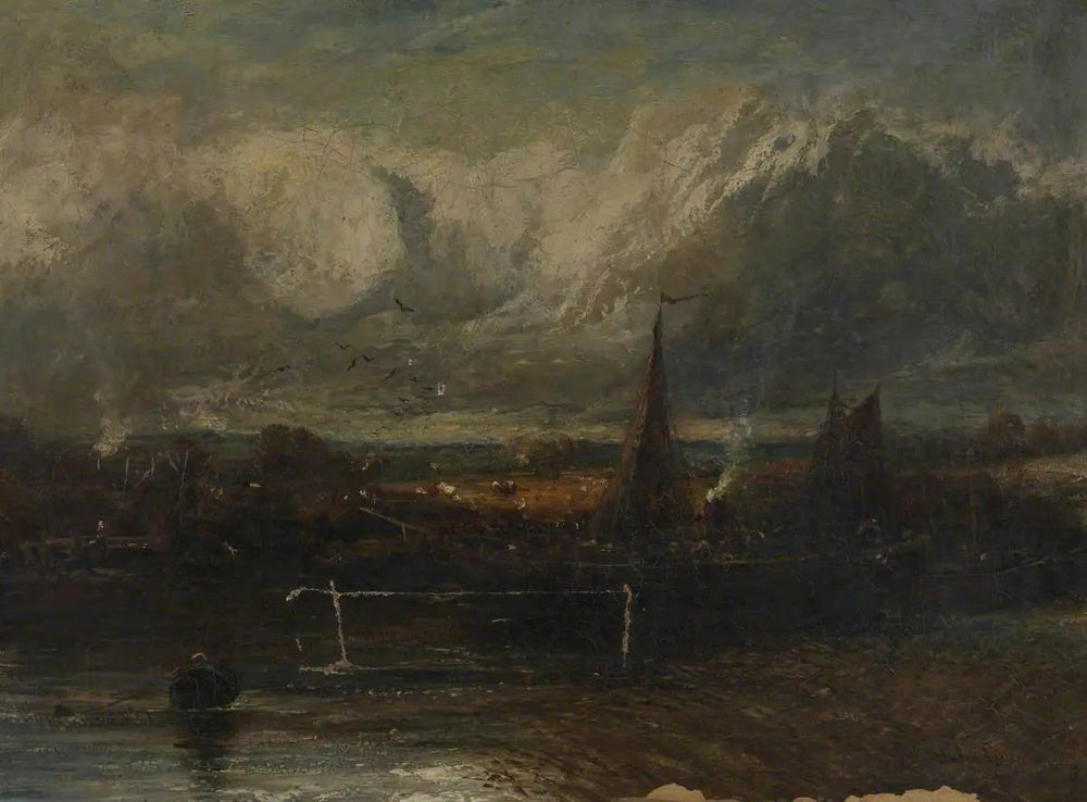 Paysage marin - John Constable image 1 reproduction de peinture à l’huile