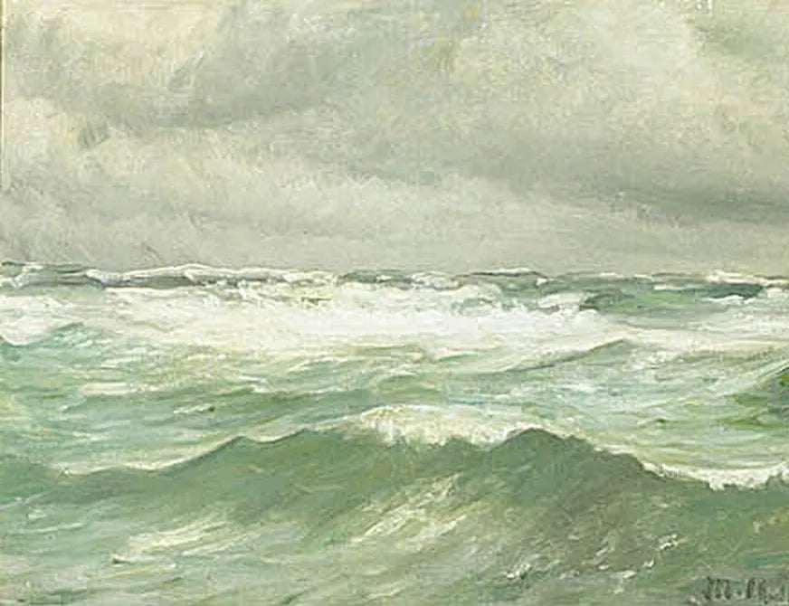 Seascape. -Michael Peter Ancher