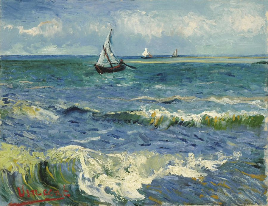 Seascape near Saintes-Maries-de-la-Mer - Vincent van Gogh