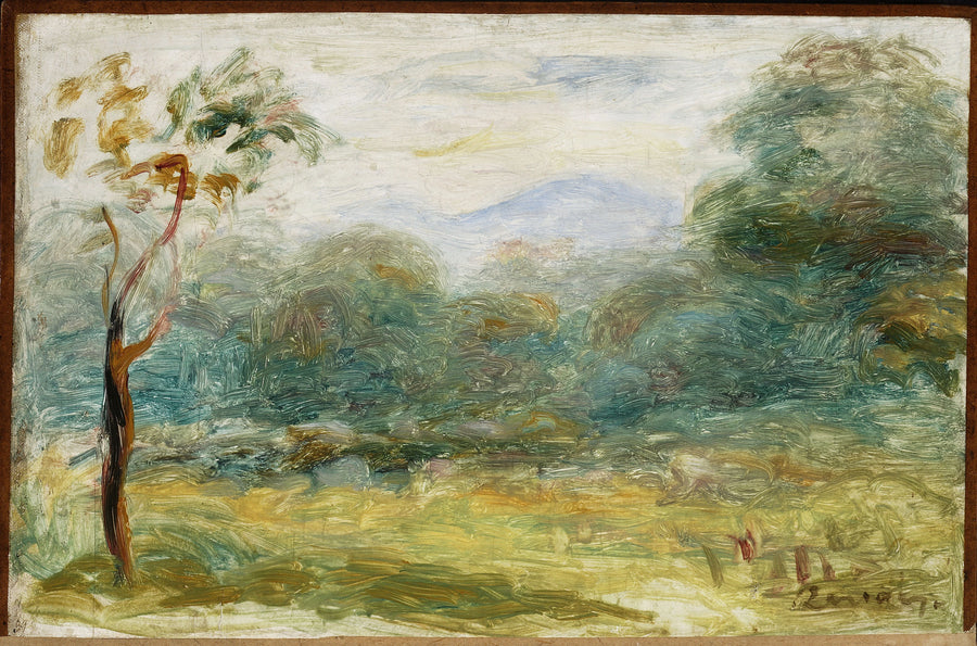 Landscape of the South (Cagnes). - Pierre-Auguste Renoir