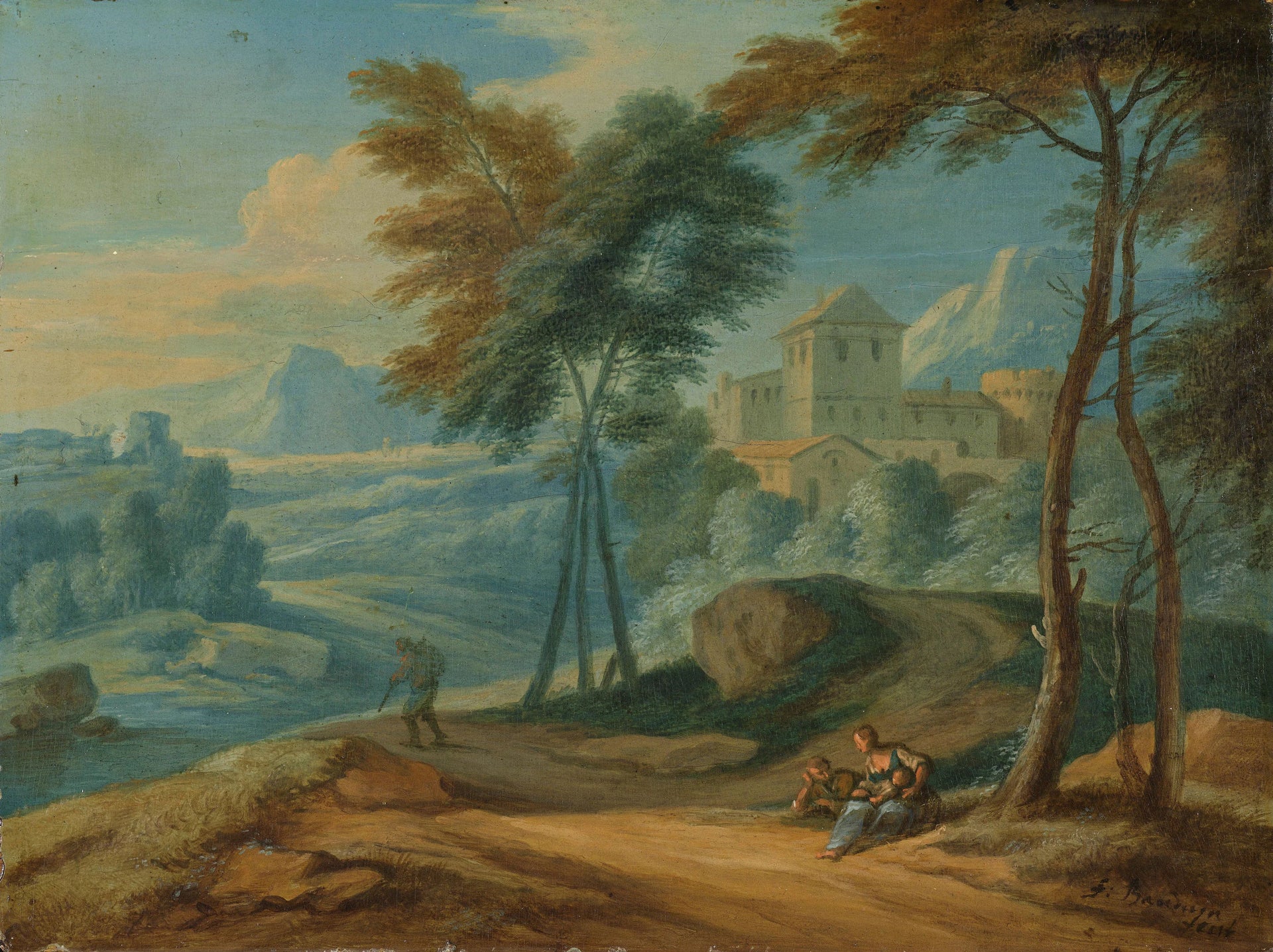 Paysage montagneux. - Adriaen Frans Boudewyns