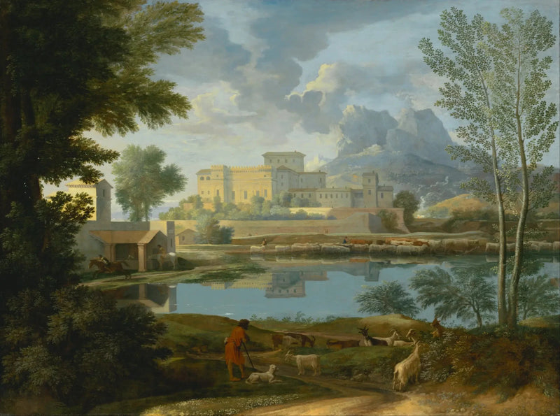 Calm Weather Landscape - Nicolas Poussin