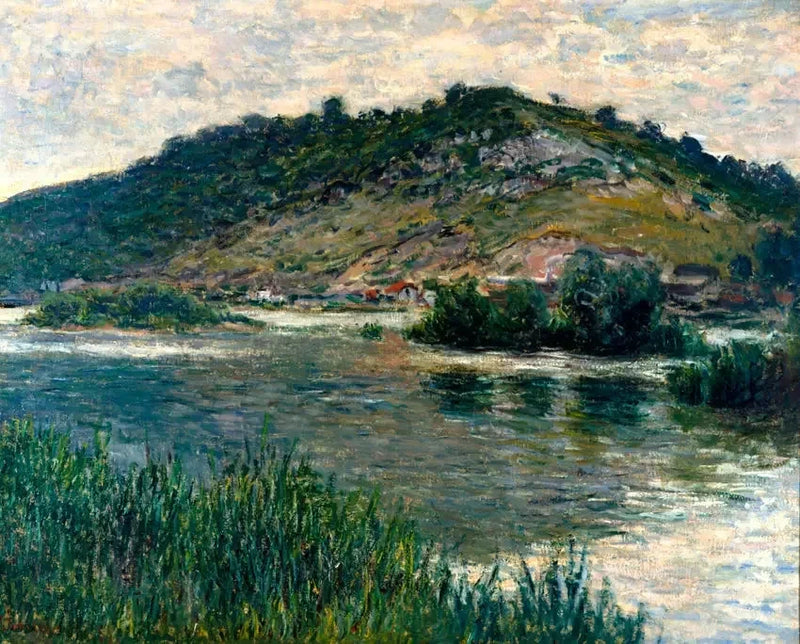 Landscape in Port-Villez W836 - Claude Monet
