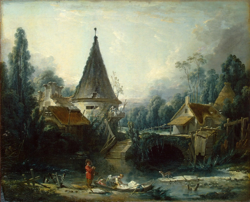 Landscape near Beauvais - François Boucher