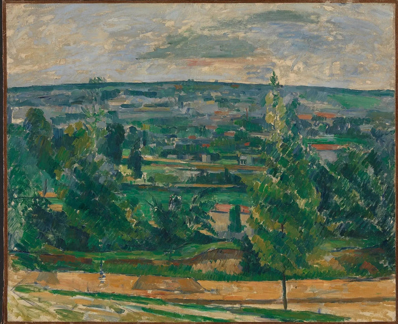 Landscape near Melun - Paul Cézanne