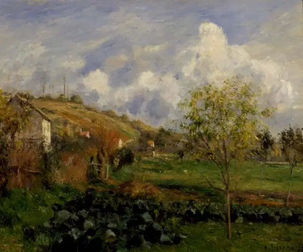Landscape near Pontoise - Camille Pissarro