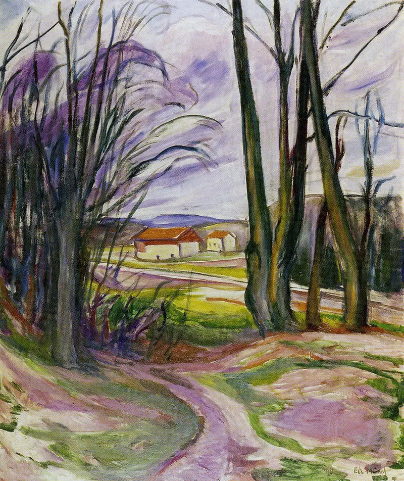 Landscape near Skøyen - Edvard Munch