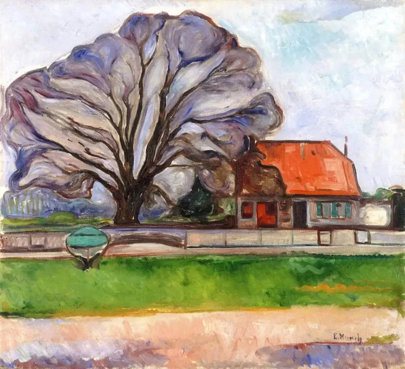 Landscape near Travemünde - Edvard Munch