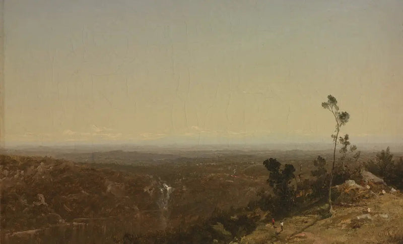 Landscape, Genesee River - John Frederick Kensett