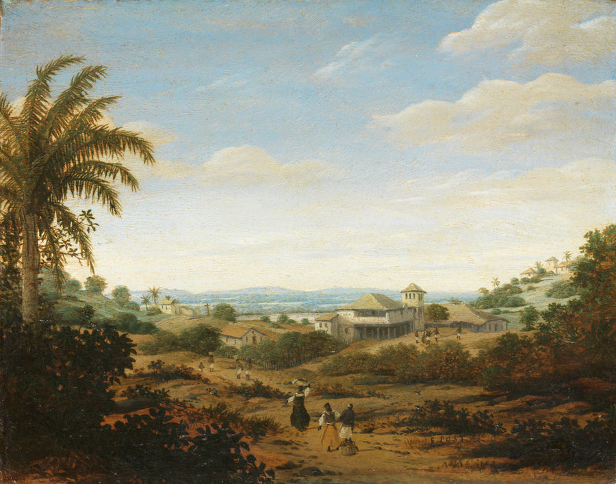Paysage à la rivière Senhor de Engenho, Brésil - Frans Post