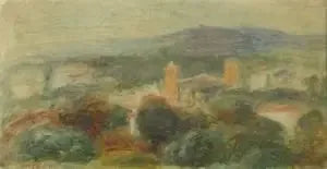 Landscape, Saint-Paul de Vence - Pierre-Auguste Renoir