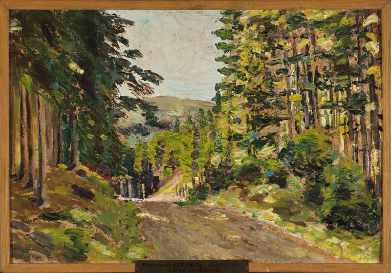 Siberian landscape. - Konstantin Korovin