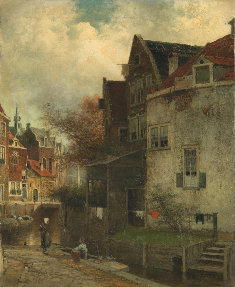 Paysage urbain - Ferdinand Carl Sierich
