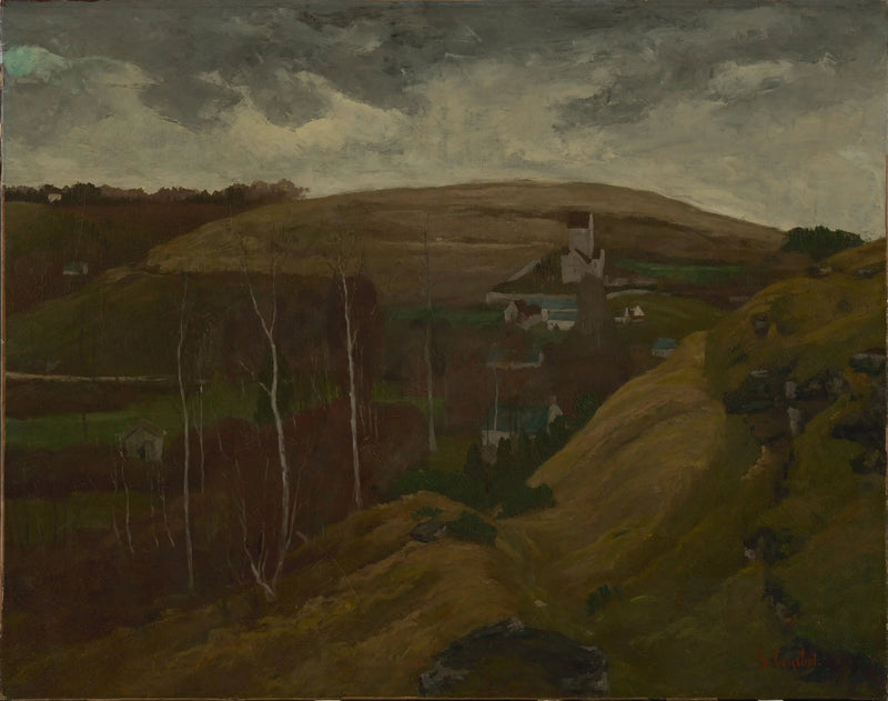 Rolling landscape - Gustave Courbet