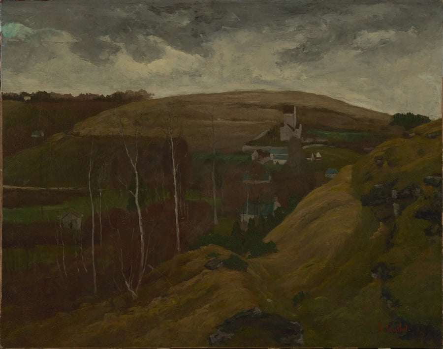 Rolling landscape - Gustave Courbet