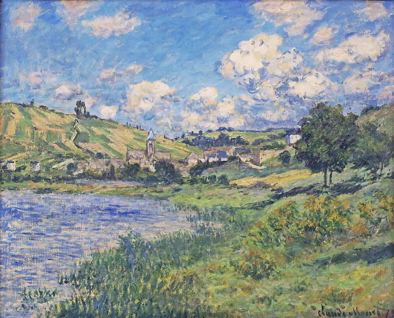 Landscape. Vétheuil W526 - Claude Monet