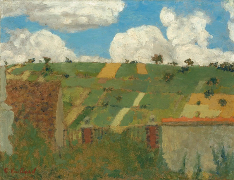 Landscape, Villeneuve-sur-Yonne - Édouard Vuillard