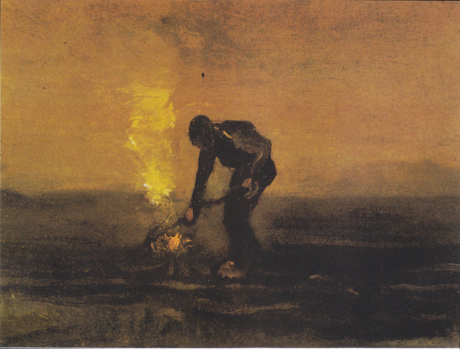 Peasant Burning Weeds - Vincent van Gogh