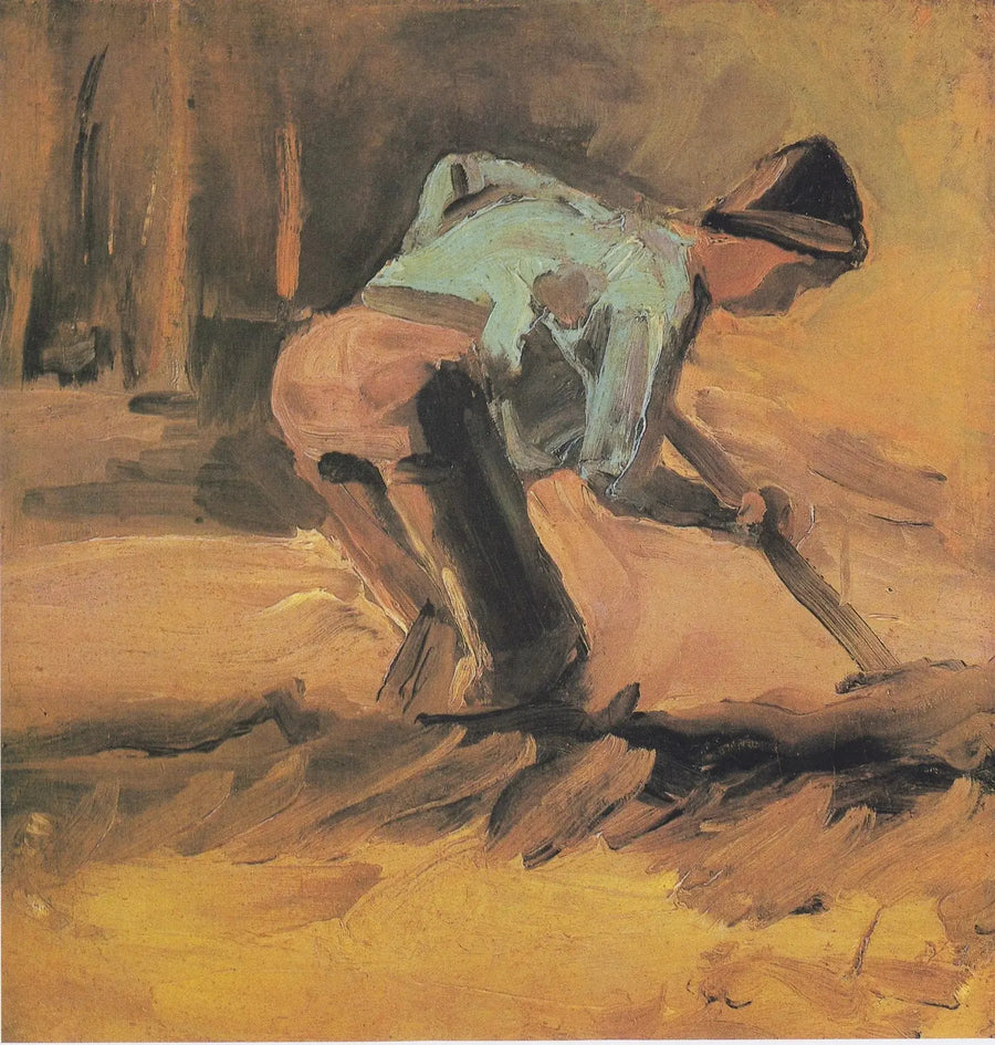 Peasant Digging - Vincent van Gogh