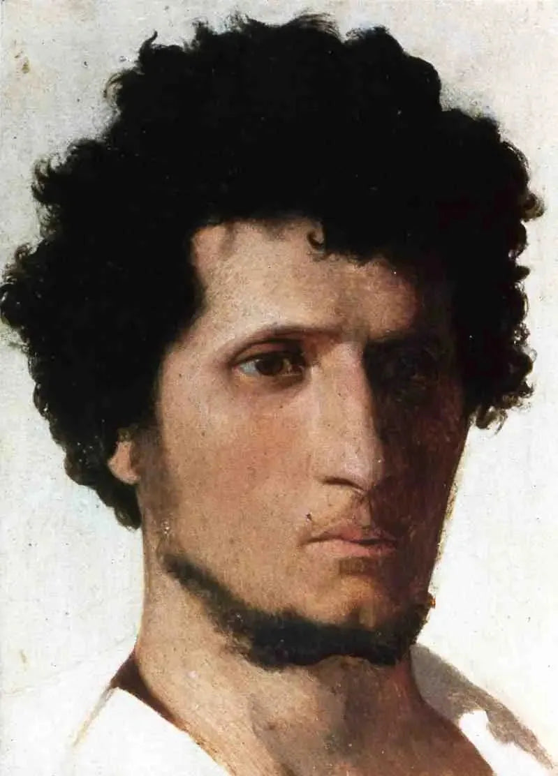 Peasant from the Roman countryside, facing forward - Jean-Léon Gérôme