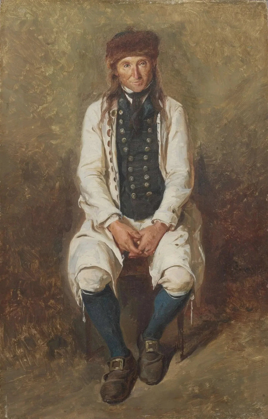 Peasant in Hesse costume - Ludwig Knaus