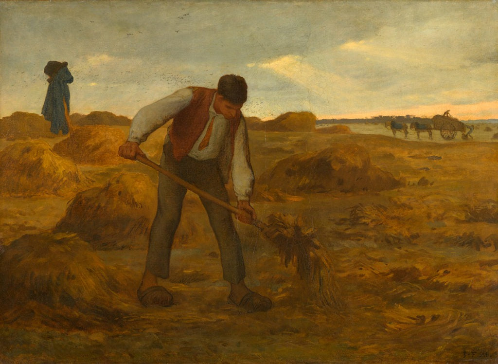 Peasant Spreading Manure - Jean-François Millet