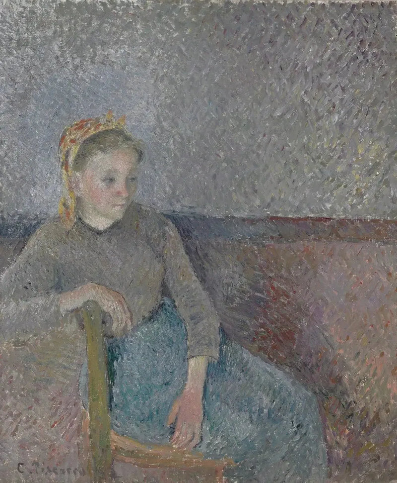 Seated Peasant Woman - Camille Pissarro