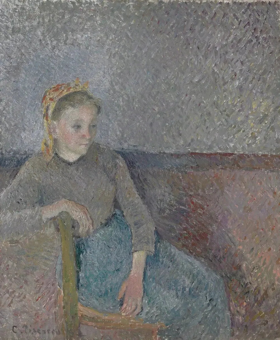 Seated Peasant Woman - Camille Pissarro