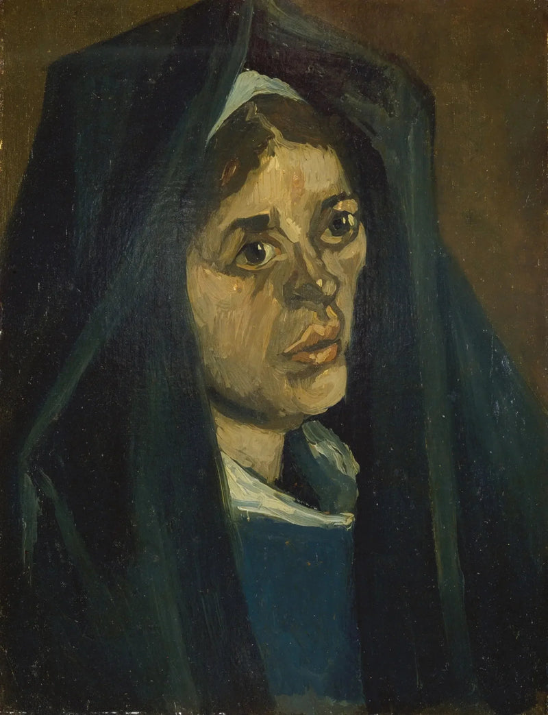 Peasant Woman with Green Shawl - Vincent van Gogh