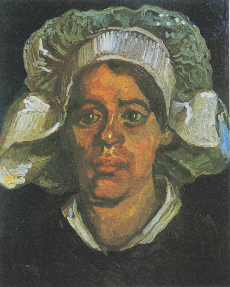 Peasant Woman with White Bonnet - Vincent van Gogh