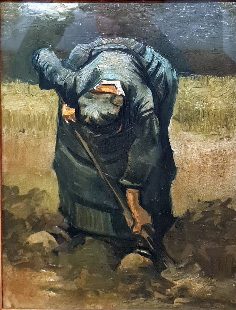 Peasant Woman Digging - Vincent van Gogh