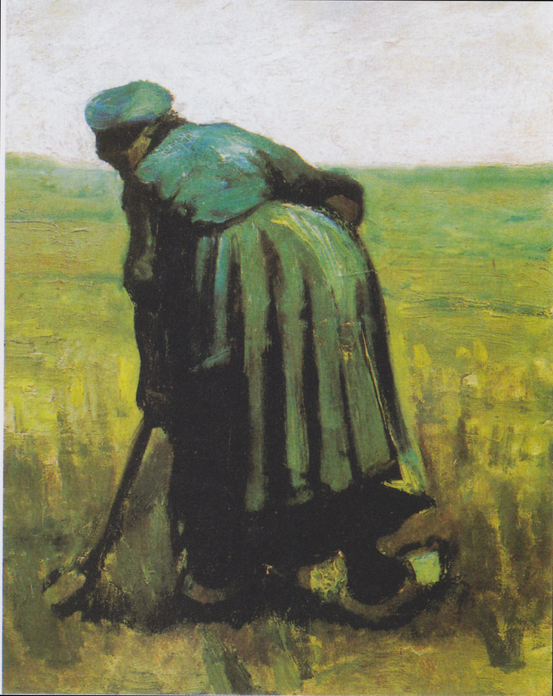 Woman with a Spade, Seen from Behind - Vincent van Gogh