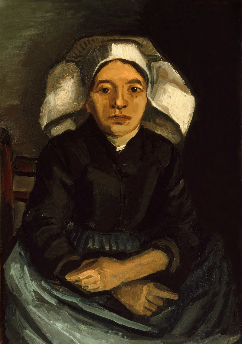 Peasant Woman, Half-Figure, Seated - Vincent van Gogh