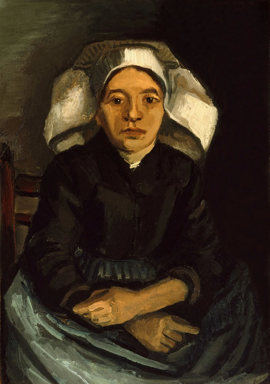 Peasant Woman, Half-Figure, Seated - Vincent van Gogh