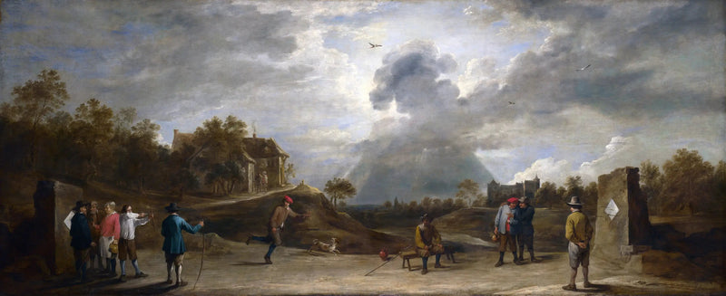 Peasants at Archery - David Teniers the Younger