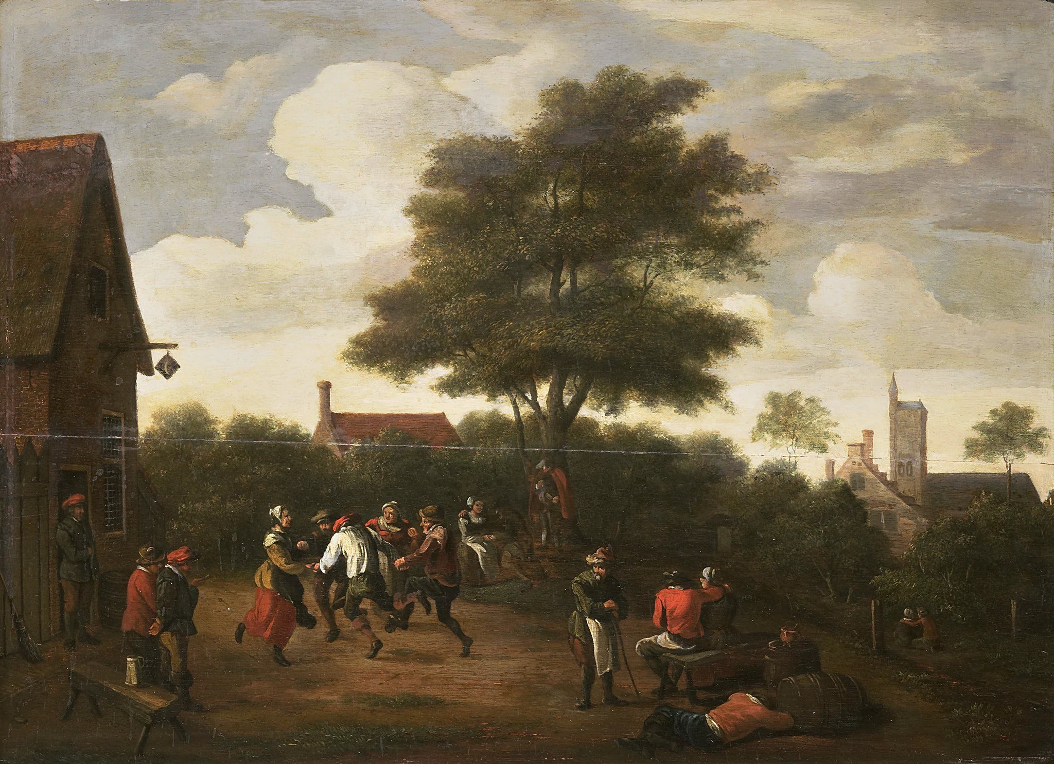 Paysans dansants - Artiste inconnu du Rijksmuseum