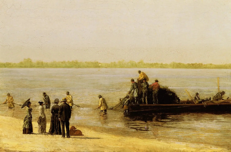 Salmon fishing in Gloucester on the Delaware River - Thomas Eakins