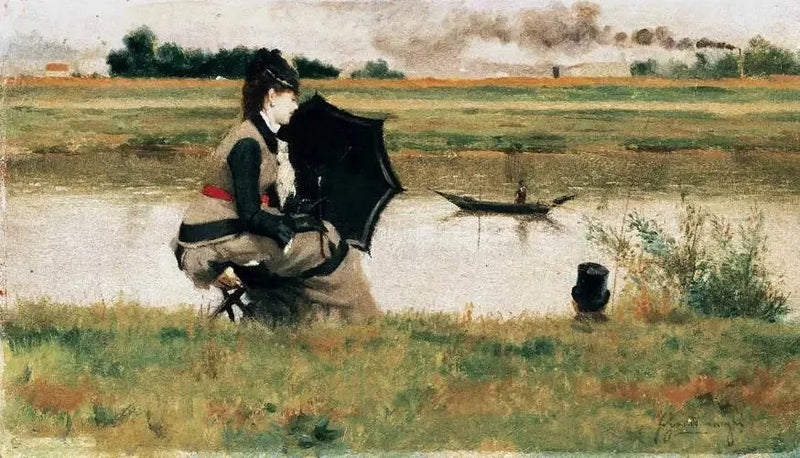 Seine fishing - Federico Zandomeneghi