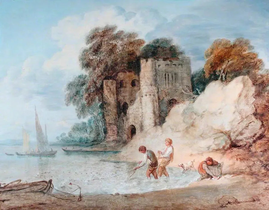 Fishing from the Shore - Thomas Gainsborough
