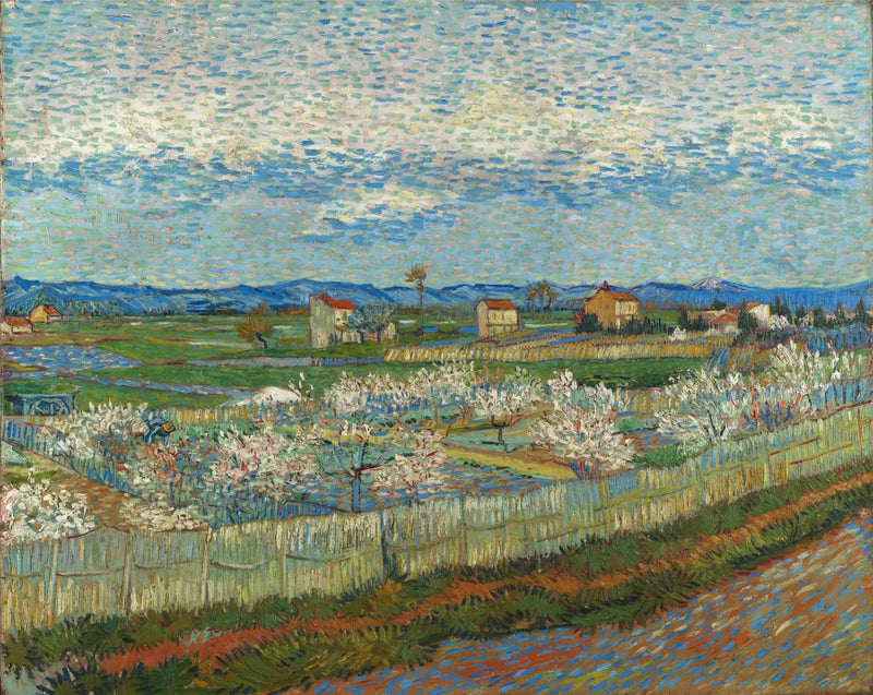 Peach Trees in Bloom - Vincent van Gogh