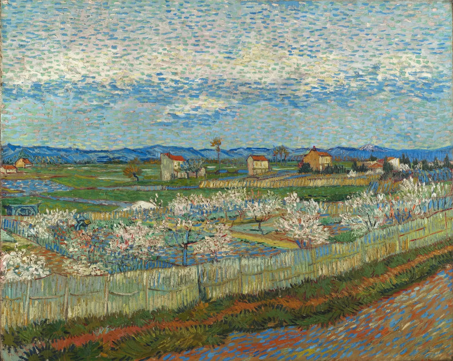 Peach Trees in Bloom - Vincent van Gogh