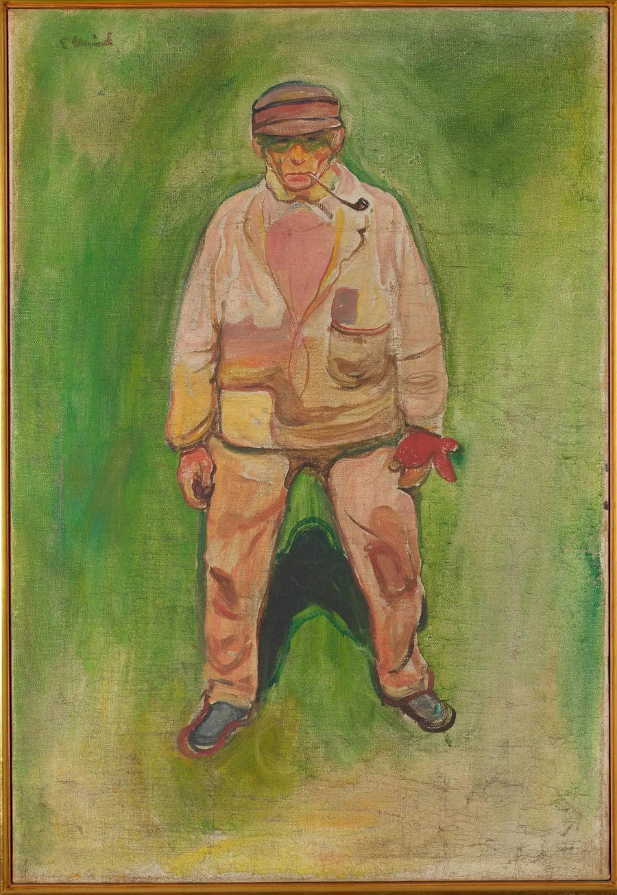 Fisherman on a Green Meadow - Edvard Munch